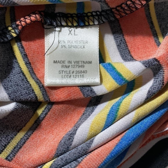 EMMA & Michele Striped multi coloured shift dress size XL - Picture 8 of 11